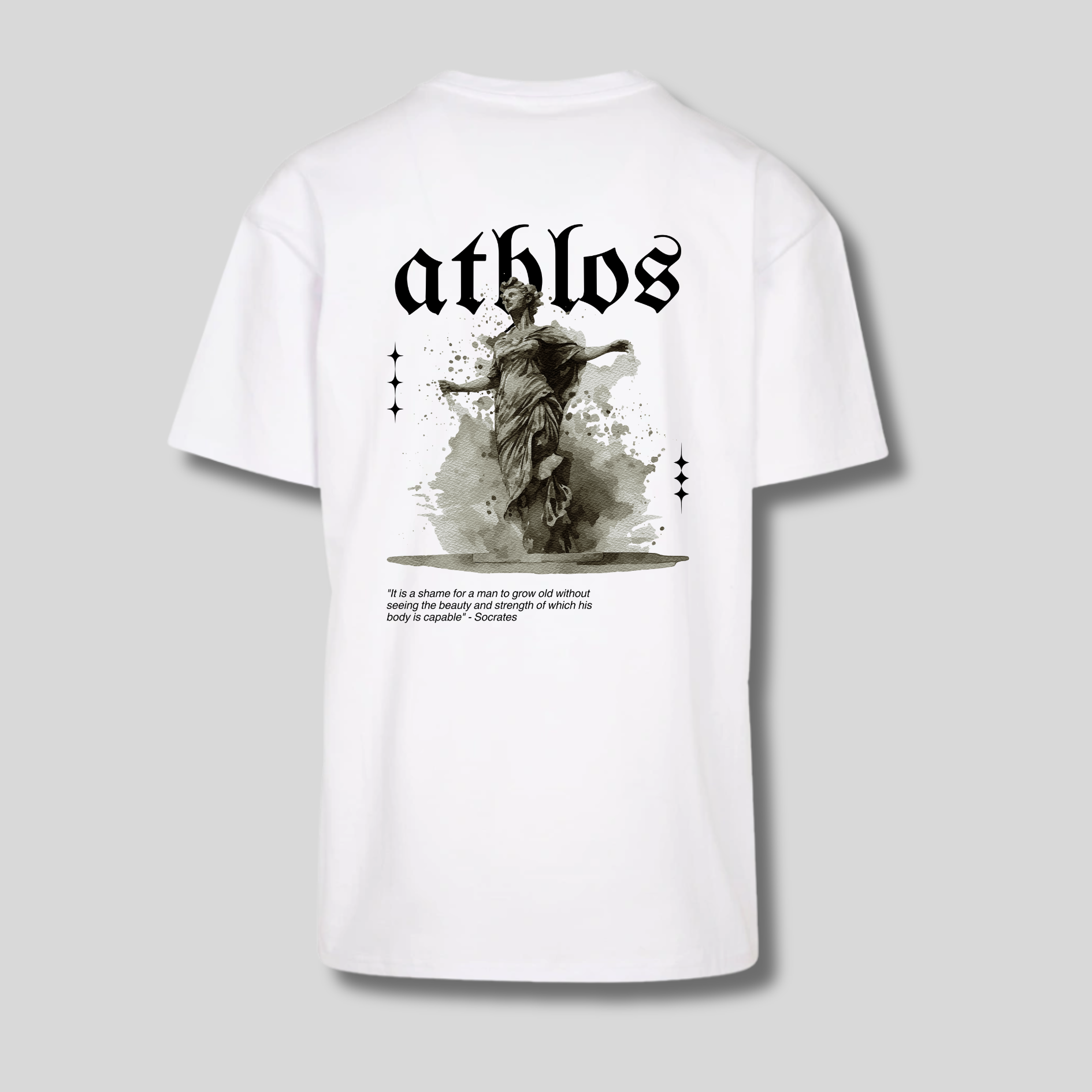 Faith Oversized Lifting T-Shirt - White